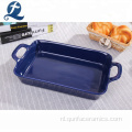 Bakpan keramisch ovenware met handvat